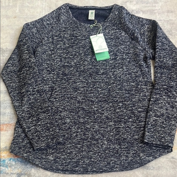 Aventura Women's Navy Crew Neck Sweater - Picture 2 of 8